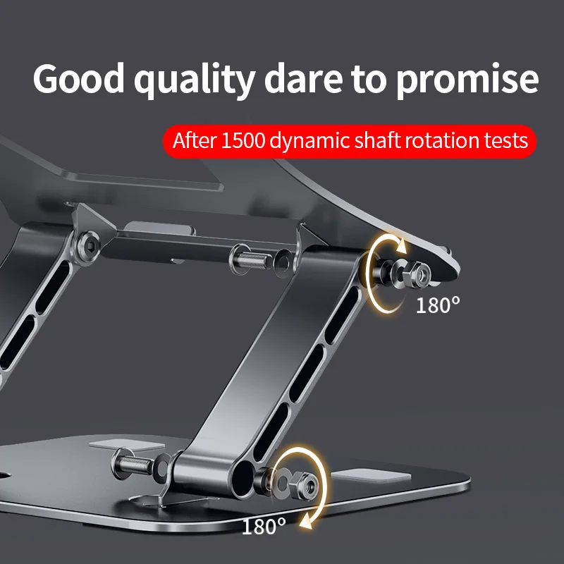 MC LS515 Gray aluminum laptop stand portable tablet bracket multi-angle mobile support stand laptop holder