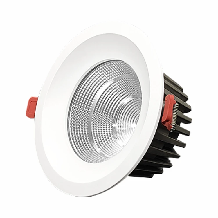Airport Railway station Restroom embedded led spotlight ceiling 7W 12W 20W 30W 50W low power consumption cob downlight fittings