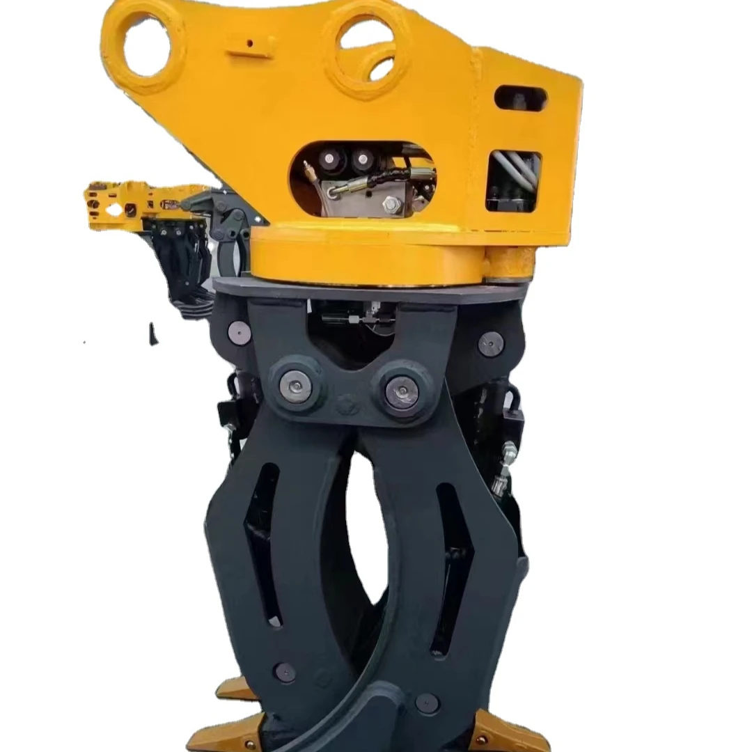 360 degree rotating rock grapple hydraulic log grab for 20-25tons excavator