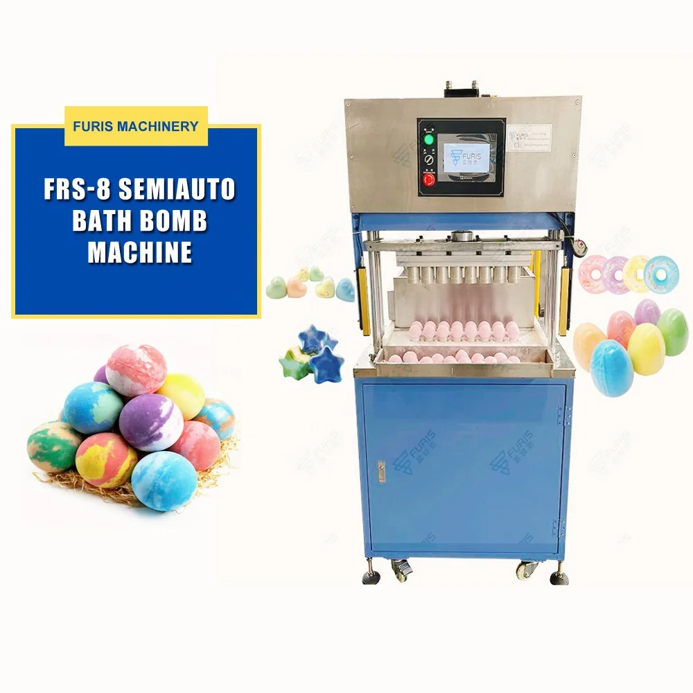 China Full auto semi auto Mini Spa oils bubble bath fizzy bomb ball machine press make bath bomb ball or soap price for sale