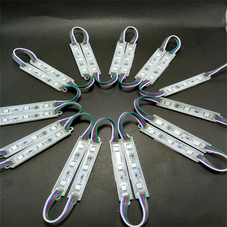  Czinelight оптовая продажа 0 72 w Smd 5050 Rgb светодиодный модуль 12v Ip65 Водонепроницаемый с оптическими линзами 20