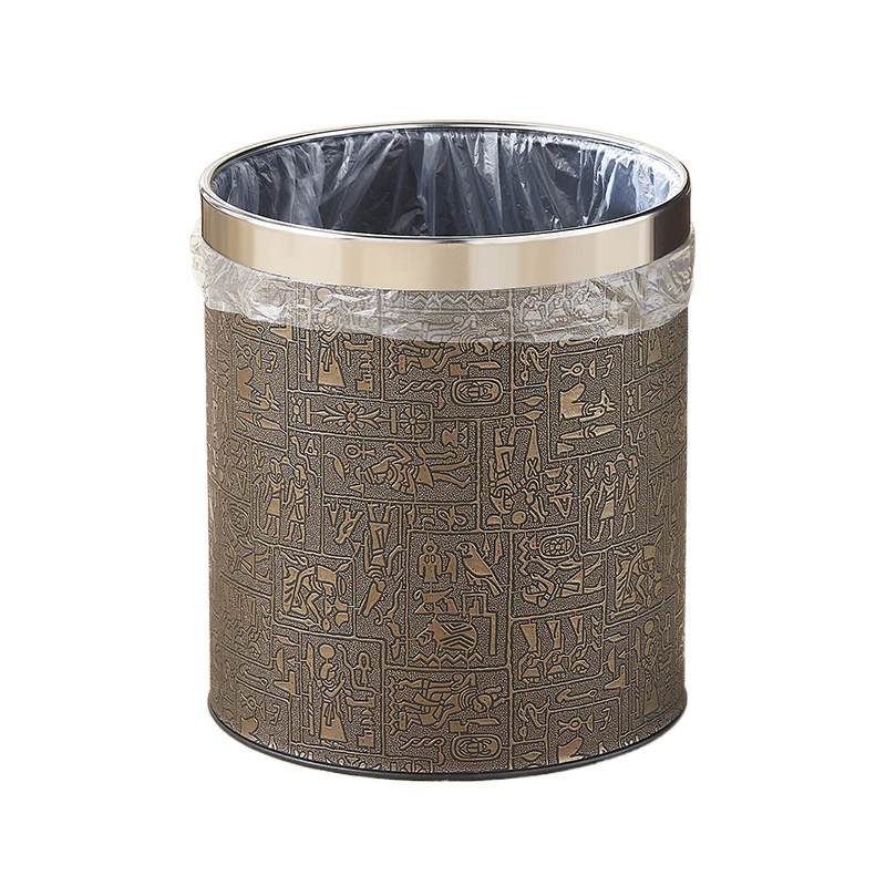 Small Trash Can Durable Garbage Can Waste Basket for Bathroom Bedroom