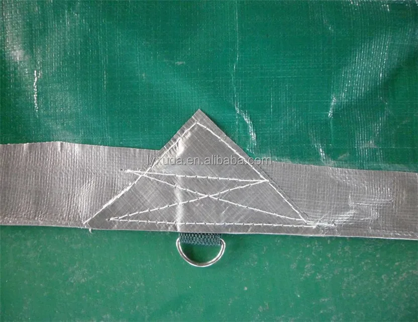 Factory Fabric Wholesale Customized Weight Tarp Green Silver Pe Tarpaulin For Long Lasting Cover For Yemen