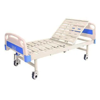
 Бестселлер, 1 функциональная ручная недорогая больничная кровать с одной рукояткой   (62250979596)