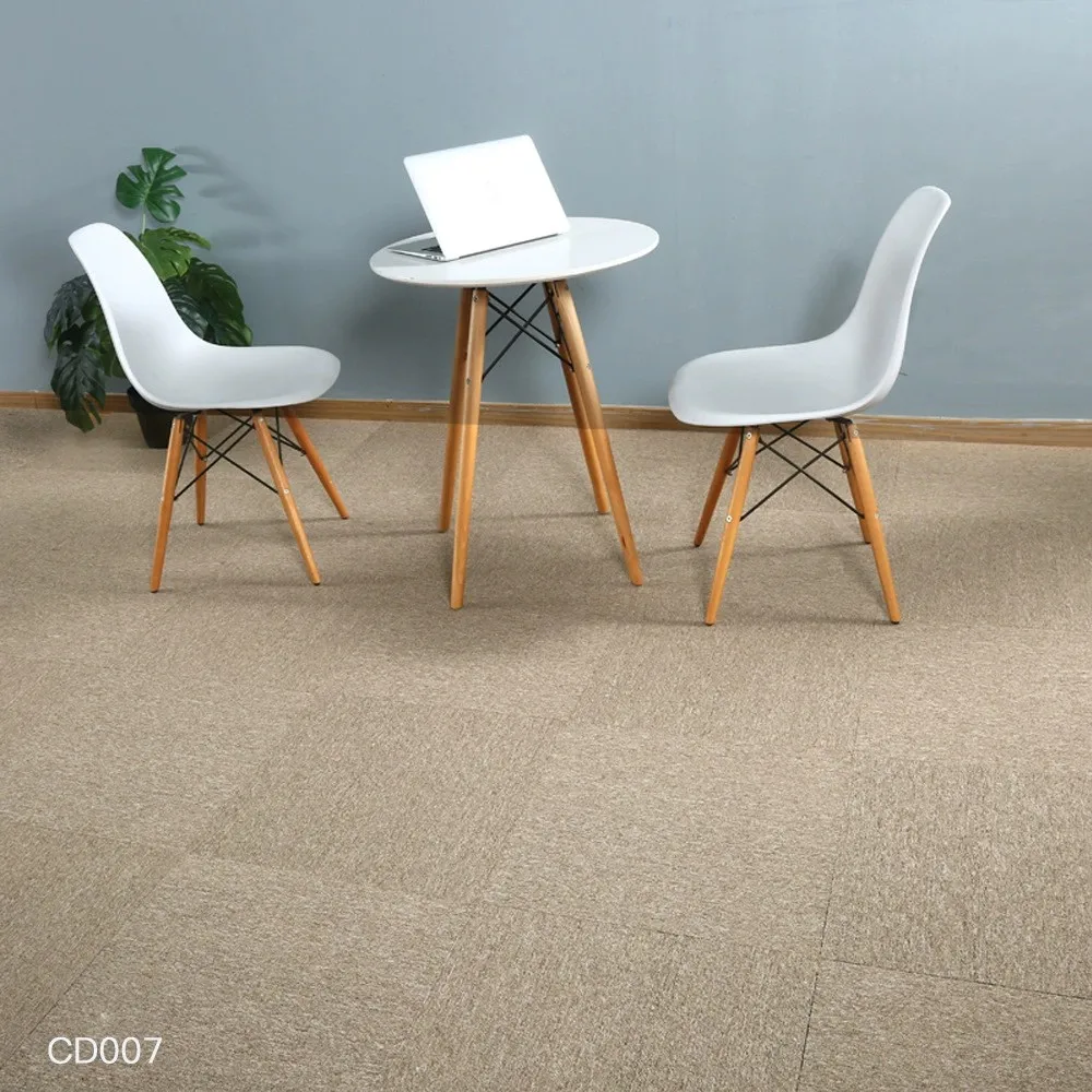 Affordable  China Floor Removable Office 50*50 Square Carpet Tiles Eco-friendly carpet