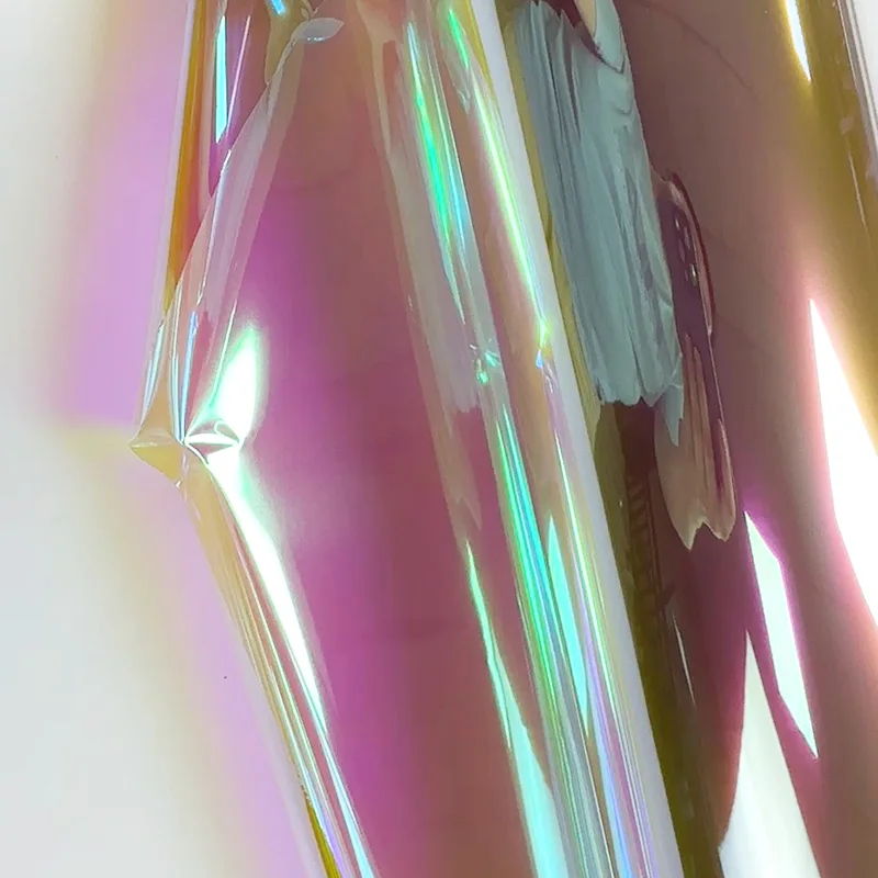 Transparent rainbow Film Two-color Holographic Film TPU Material 0.1-0.8mm Artistic Style