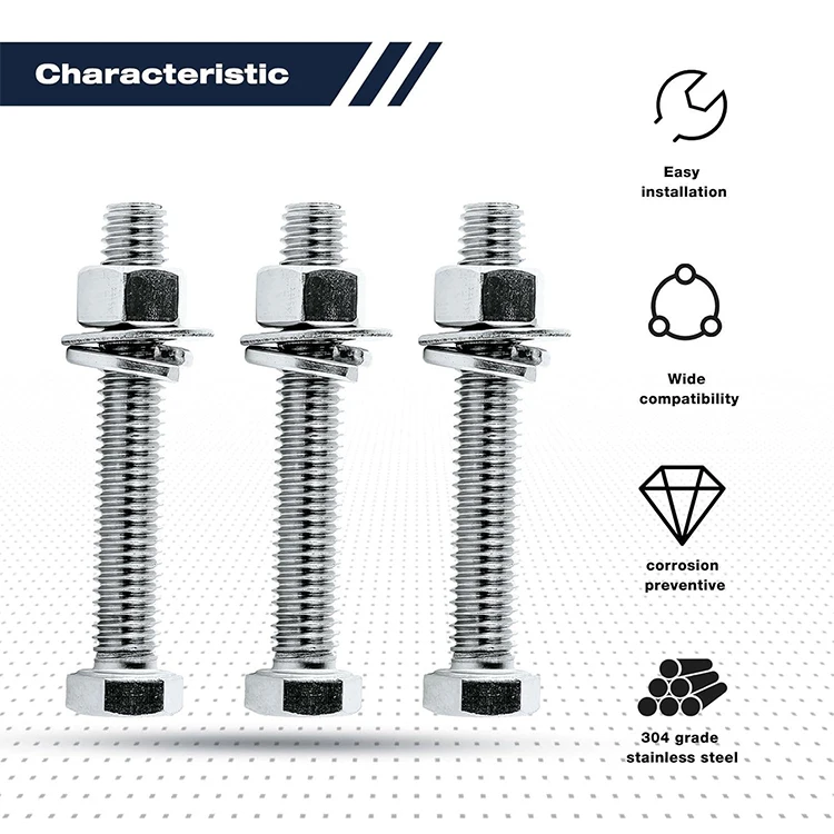 a453 gr660 a286 18-8 m8 titanium bolt and nuts assortment 0cr25ni20 stainless steel 310 310s wedge anchor hex bolt