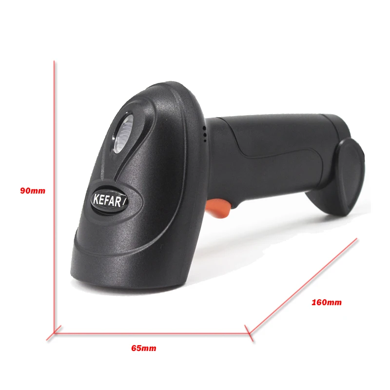 KEFAR Blue-tooth Barcode Scanner, Compatible with 2.4G Wireless & Blue-tooth Function & Wired Connection, Connect Smart Phone