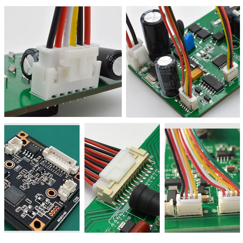 Вертикальный 0 5 мм Шаг горизонтальный Штекерный разъем PCB 35pin 24 контакта светодиодный угловой тип обжимной винт Быстрый