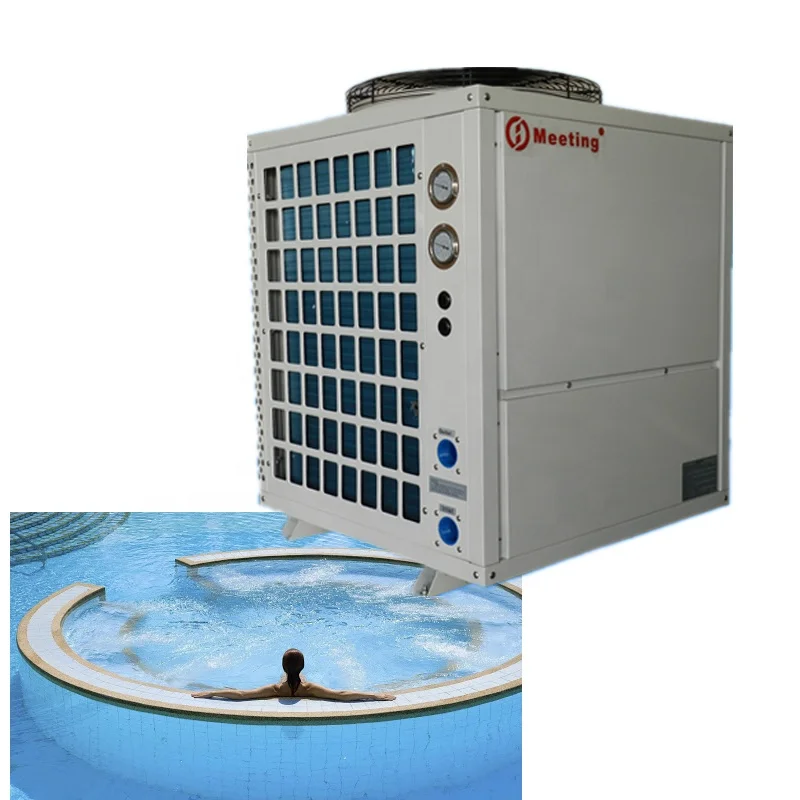 Top Blow 25KW Spa Swimming Pool Heat Pump Water Heater, Air Source Heating System Constant Temperature 28 - 38 Degree