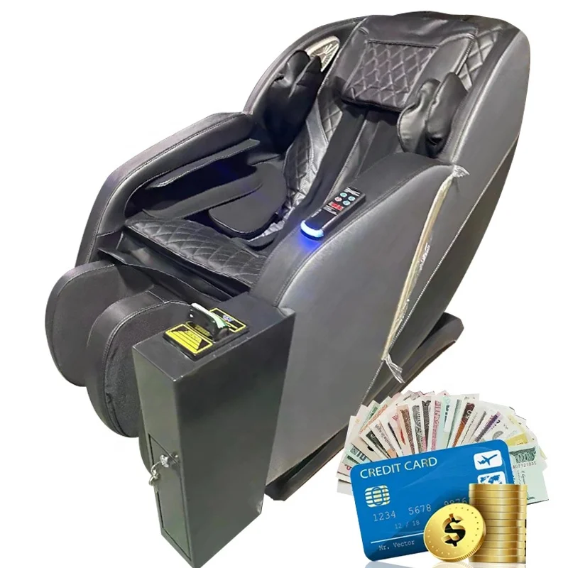Leercon commercial bill operated credit card operated vending system for massage chair pay per use qr code