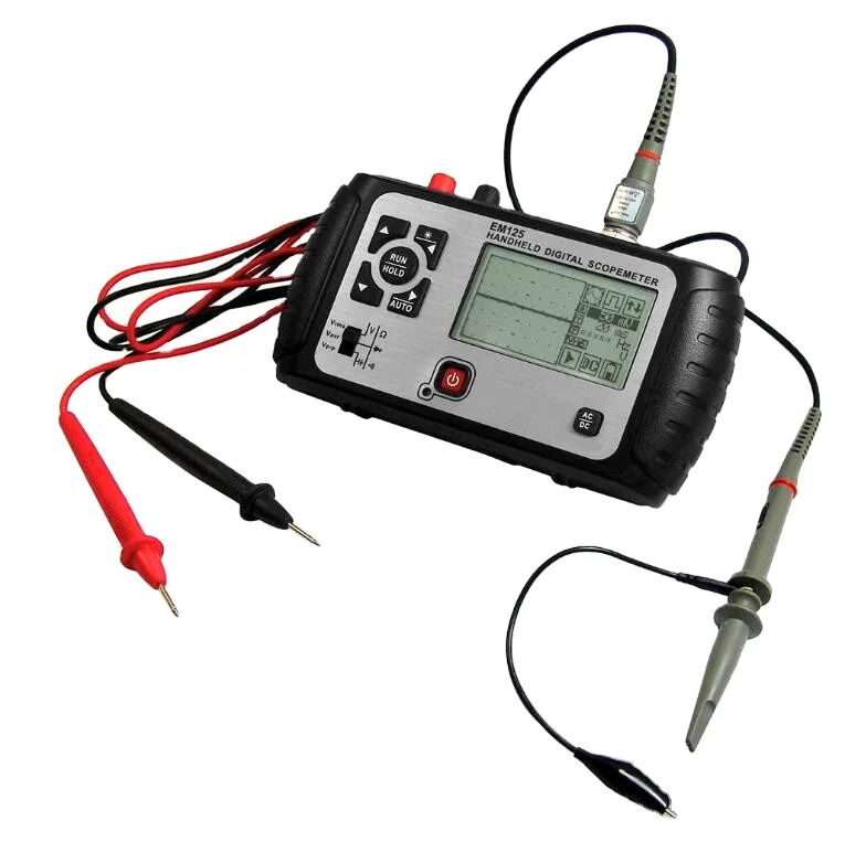 Цифровой Осциллограф портативный 25 МГц одноканальный 6000 Чип мультиметр большой ЖК-экран высокоскоростной процессор