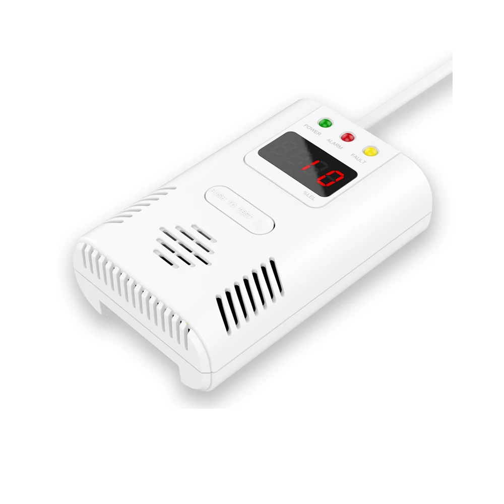 Battery Operated Lpg Gas Detector Sensor For House Security Alarm System For Gas Detection Against Unwanted Alarms