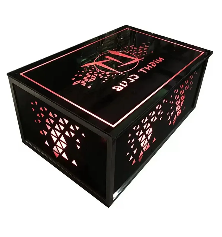 Cool bar furniture/ nightclub/ KTV/ night club/led cube table wholesale hookah lounge furniture