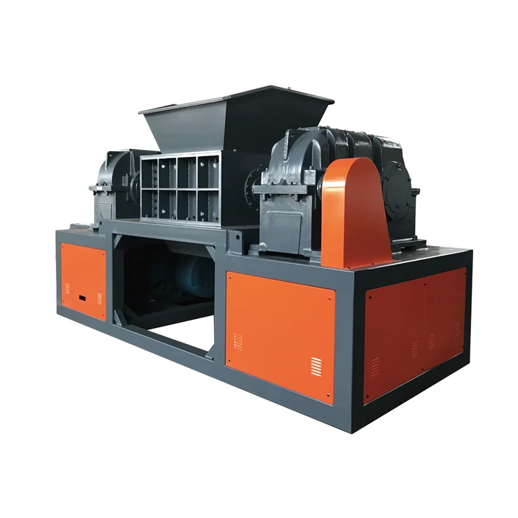 
High efficiency plastic waste cutting recycle four shaft shredder 