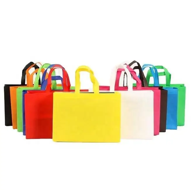 Eco Friendly Recyclable Nonwoven Spunbond Cloth Bag Non Woven Tote Bag Bolsas Reciclables Reusable Non-Woven Shopping Bag