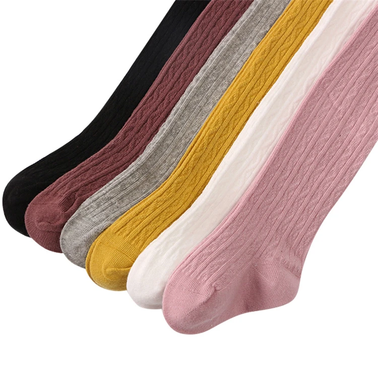 New style cotton girls leggings spring and autumn outer wear one-piece baby kids panty socks cotton tights