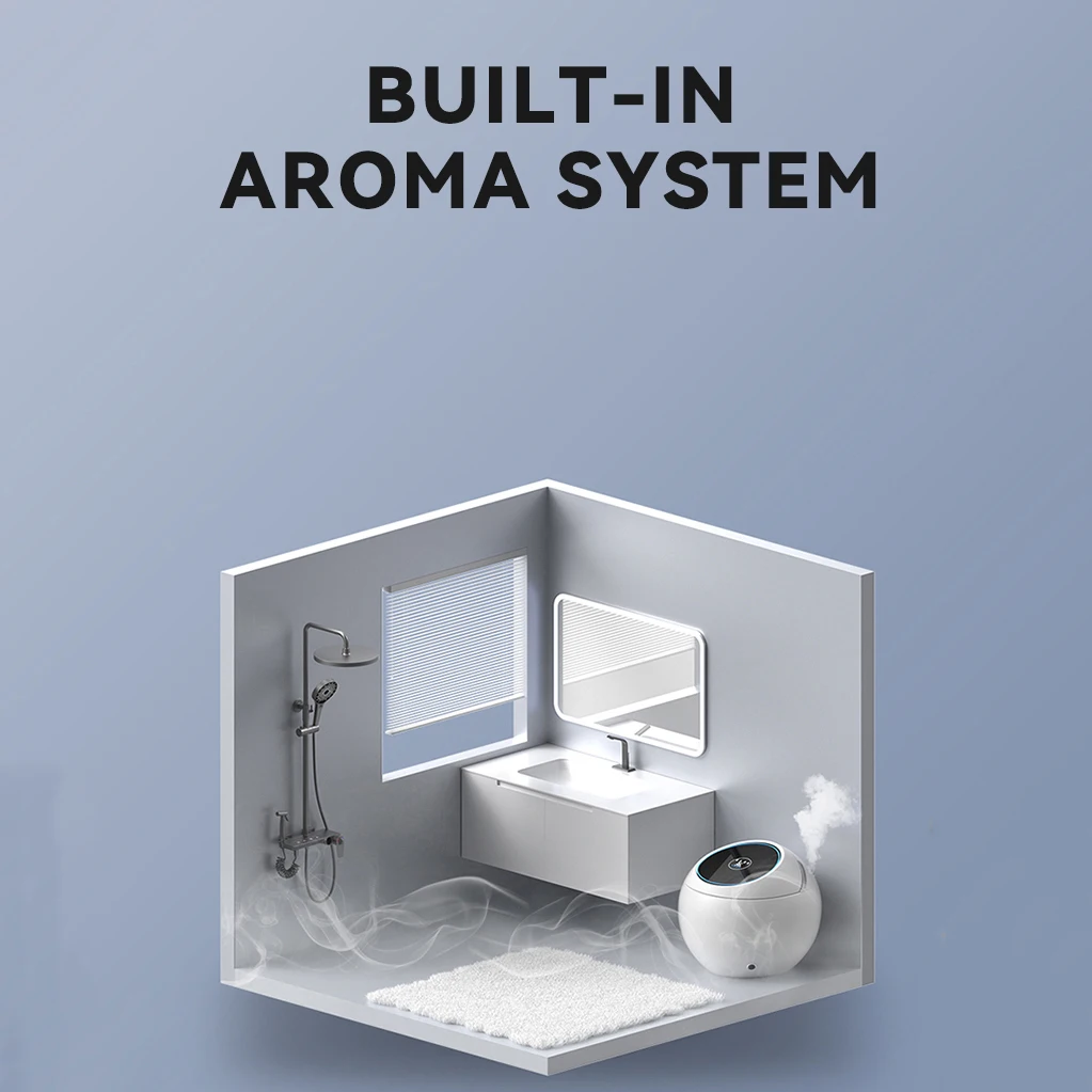 New Design Egg Shape Intelligent Automatic Operation Flushing Toilet Bowl Bathroom WC Ceramic Smart Toilet