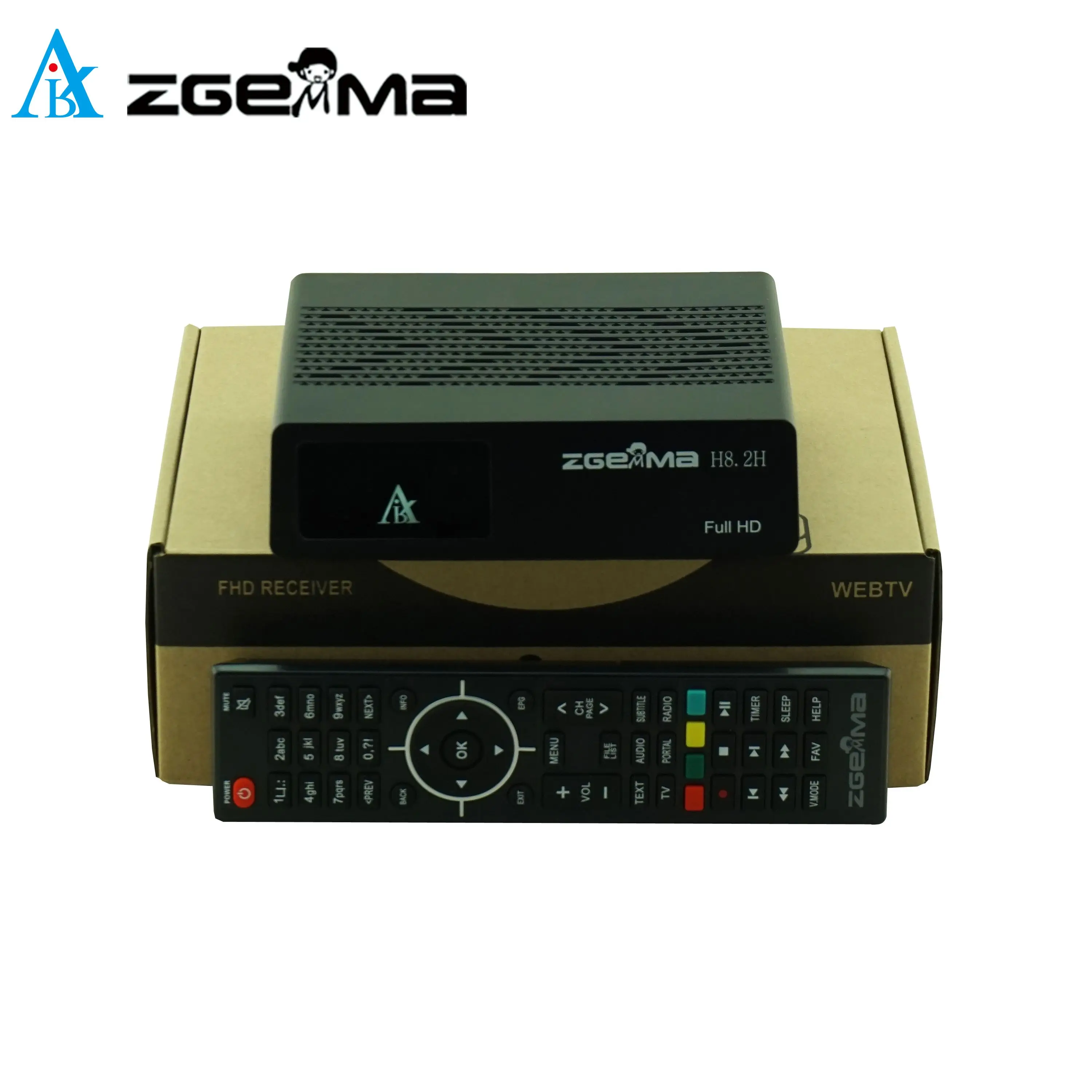 ZGEMMA H8.2H DVB-S2X + DVB-T2/C free to air 1080p Enigma2 linux OS H.265 satellite tv receiver