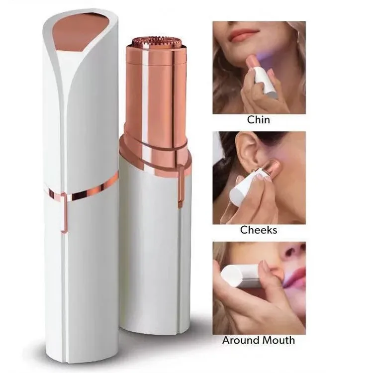 Facial Body Hair Removal Pen Electric Lip Shaving Painless Portable Remover women lipstick