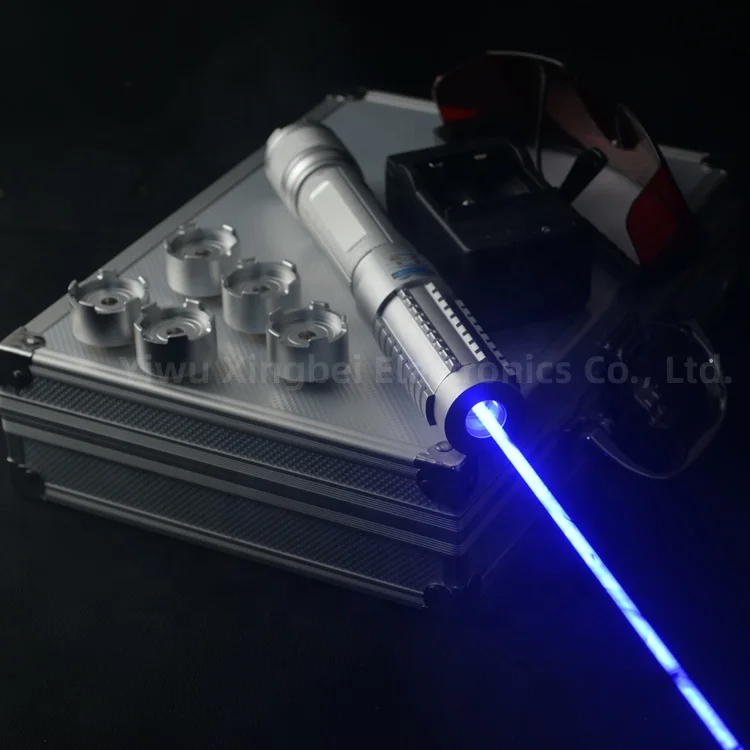 B015 High Power Blue Laser Flashlight 450nm 5000MW Match Burning/Cigarette Lighter Laser Pointerr