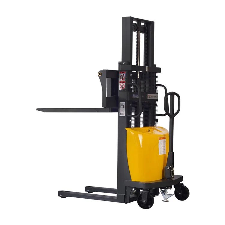 High quality Manual forklift stacker semi electric pallet stacker semi electric stacker electric lifter