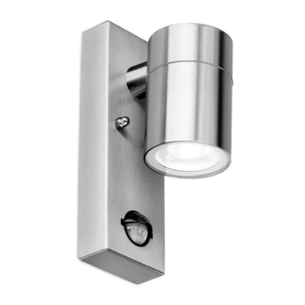 modern stainless steel cylinder motion sensor fixed down up to down light outdoor wall light 220 volt