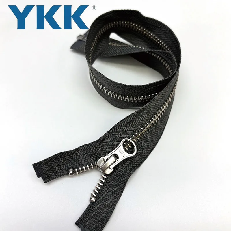 Zipper Factory Custom Zipper 3# 5# 8# Open End YKK Metal Zipper For Clothing