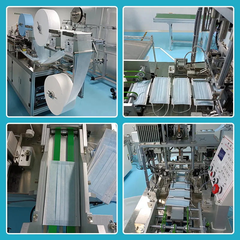 Оптовая продажа индивидуальные синие 3-слойные одноразовые маски для лица хирургические медицинские защитные взрослых