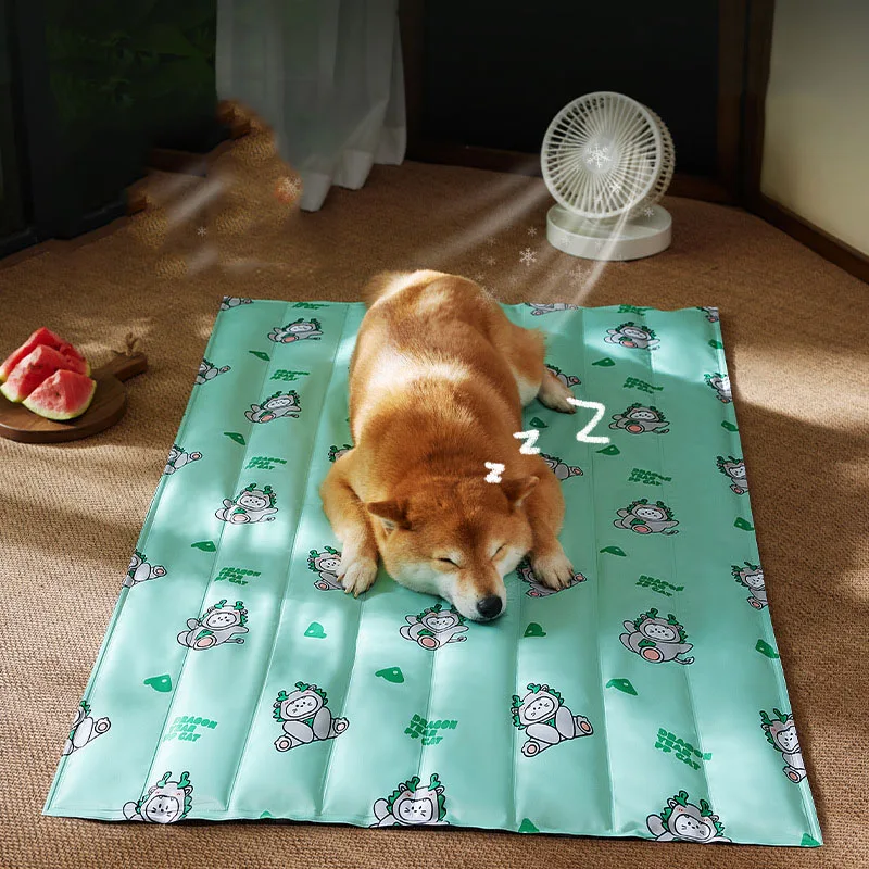 Pet Ice mat Summer Cooling Dog Mat Cat Ice Mat Oversized Cat gel Dog bed waterproof and easy to clean