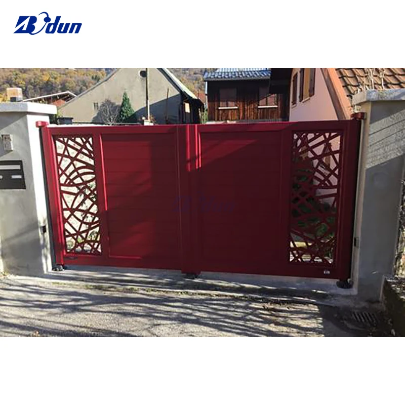 Bodun total custom terrace fence latest aluminum main gate designs aluminium gate door