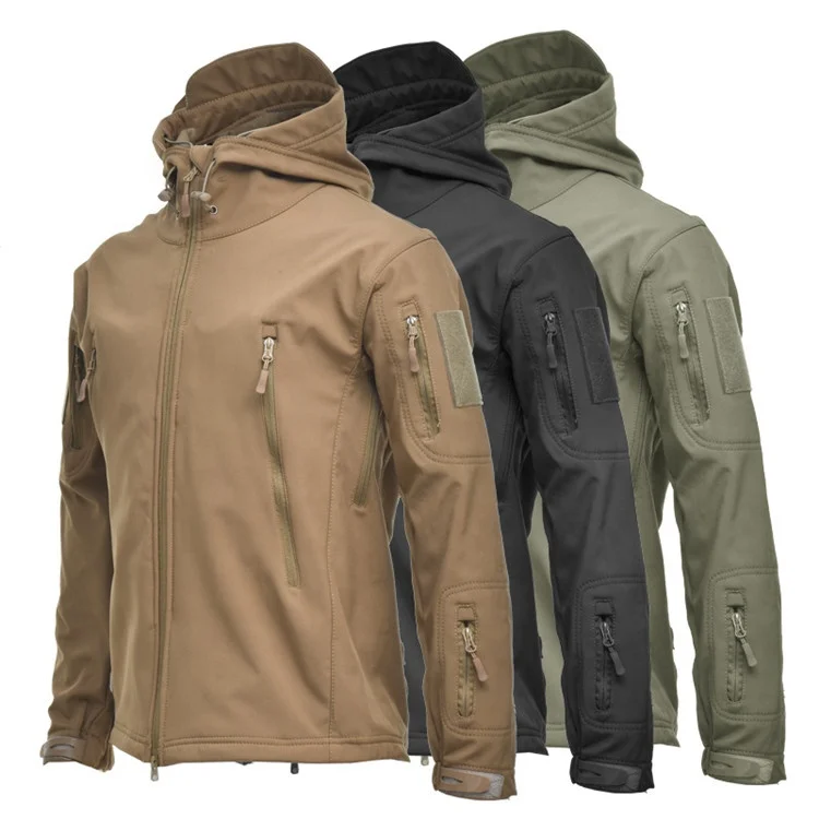 Sharkskin softshell jacket Camouflage  sports winter jacket  waterproof outdoor jacket