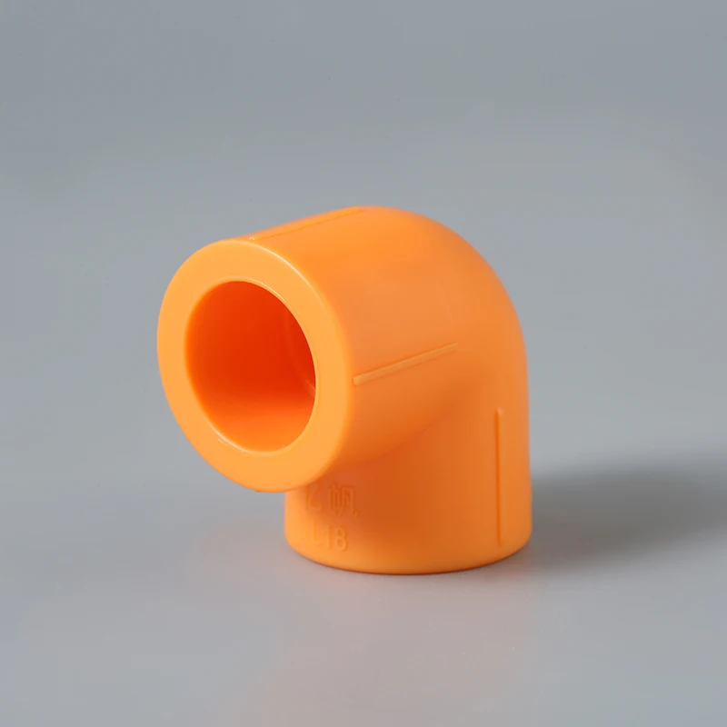 Orange Professional Factory Price Pipe Accessories for Water Hose Elbow PPR Fittings