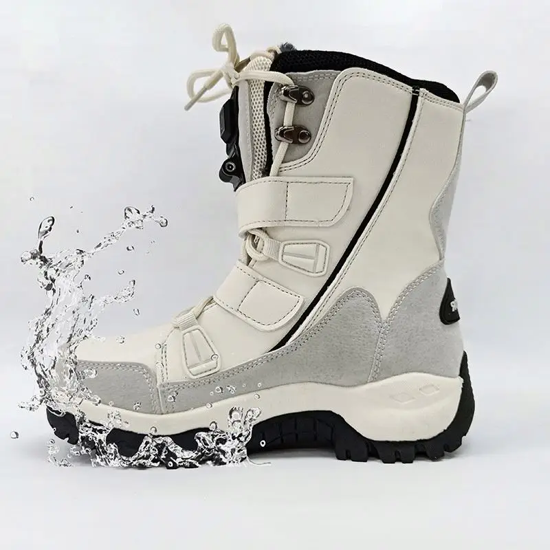 Сапоги с графеновым подогревом, теплые зимние ботинки для прогулок, с электроподогревом