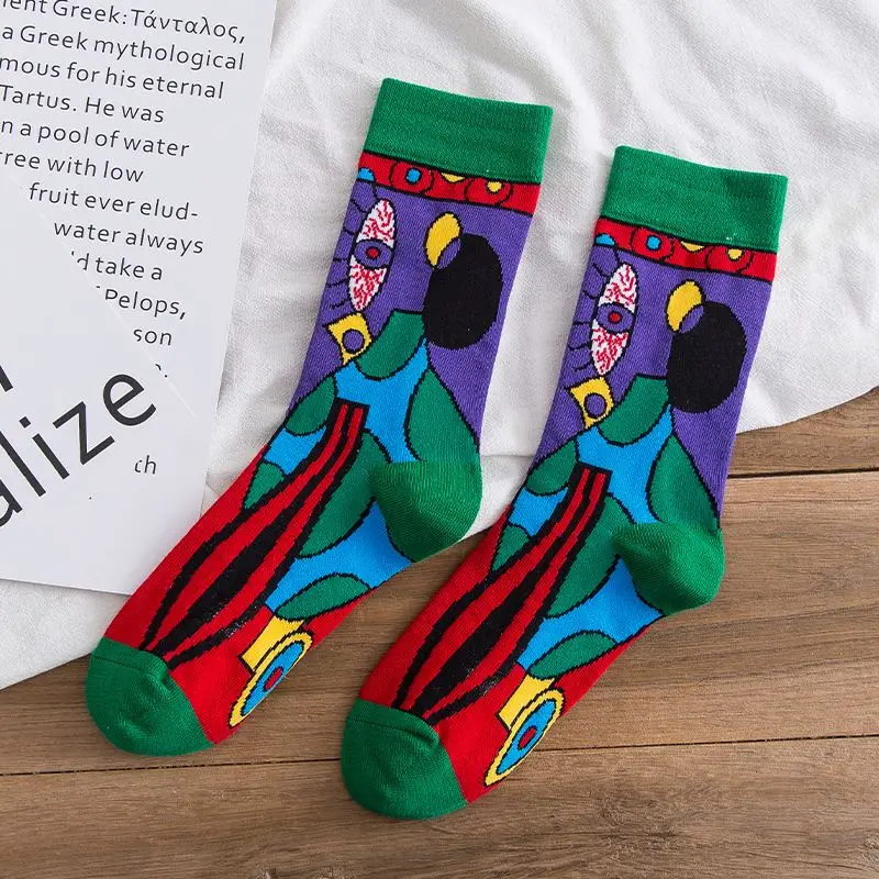
Manufacturer Latest Pop Unique Perspective Promotional Adult Cartoon Socks 