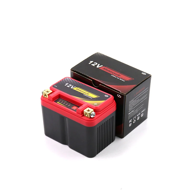  12 8 v Lifepo4 12v 130CCA перезаряжаемый литий-ионный скутер Стартер батареи
