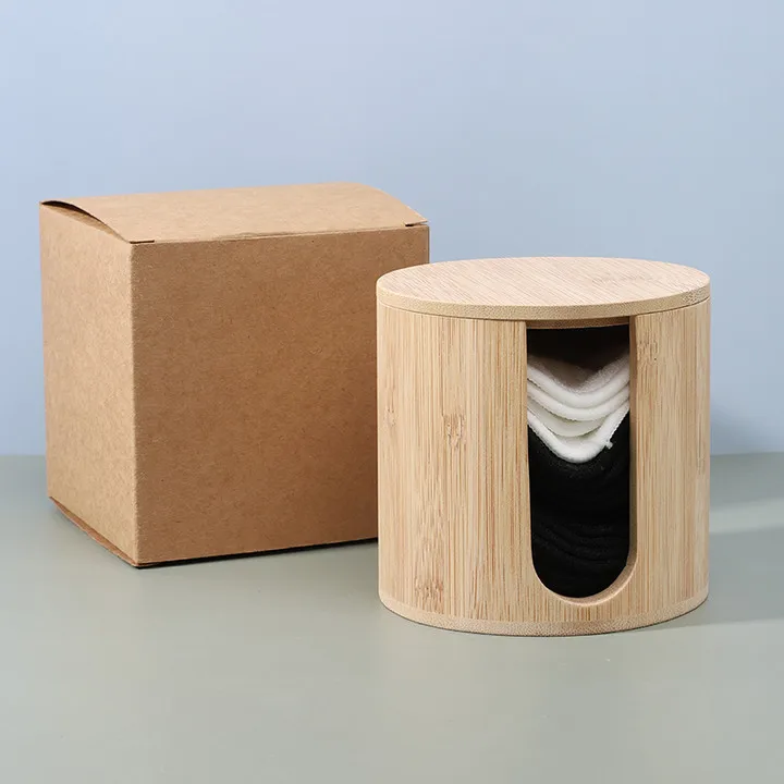 Colorful Organic  Cosmetic Round Facial Make Up Remover Reusable Cotton Pads for face