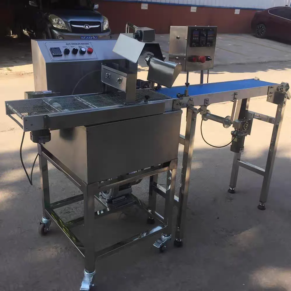 Coating Enrobing Hot Selling Automatic Chocolate Making Machine for Sale