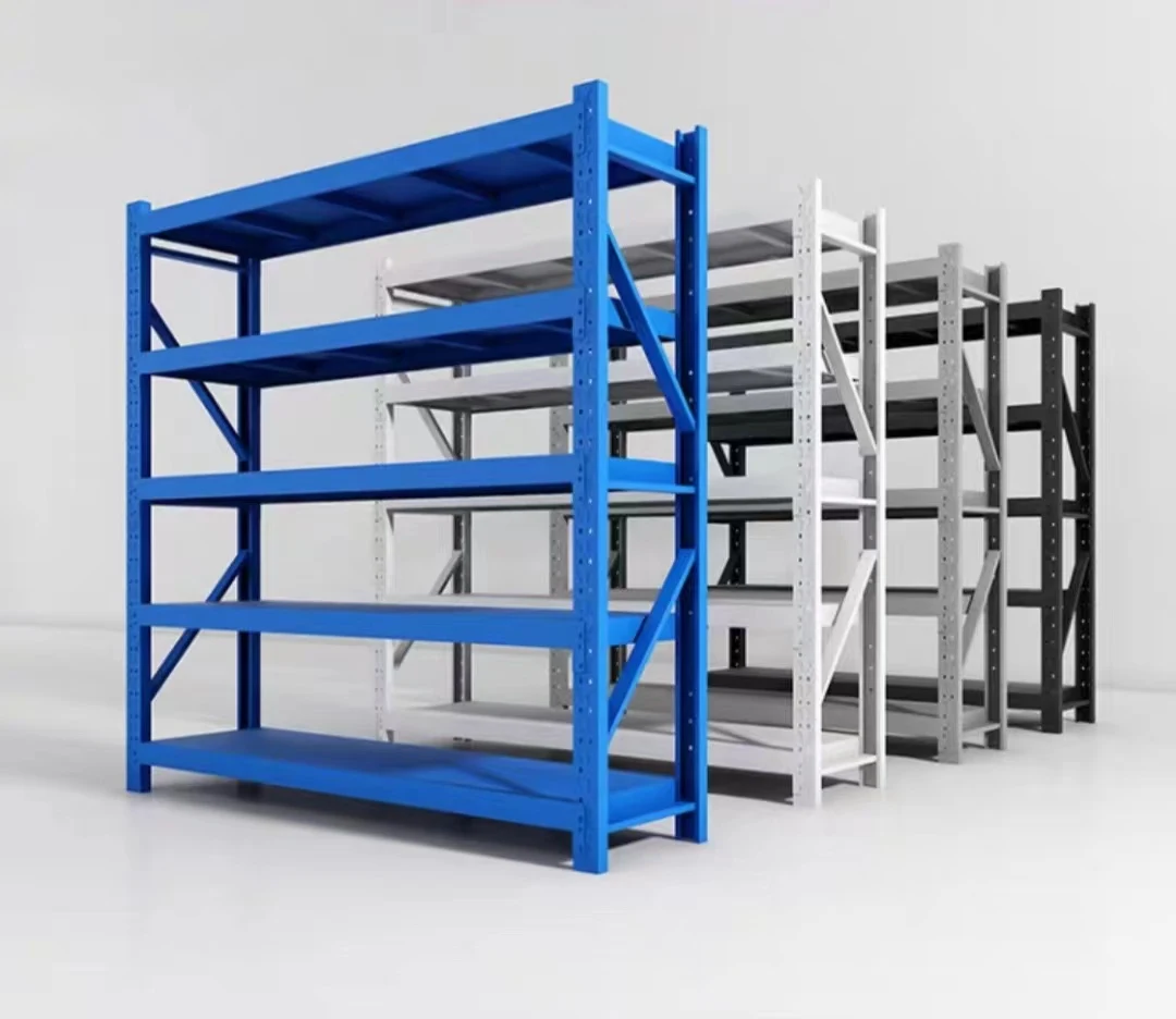 Medium-sized storage shelves underground garage shelving can display removable racks