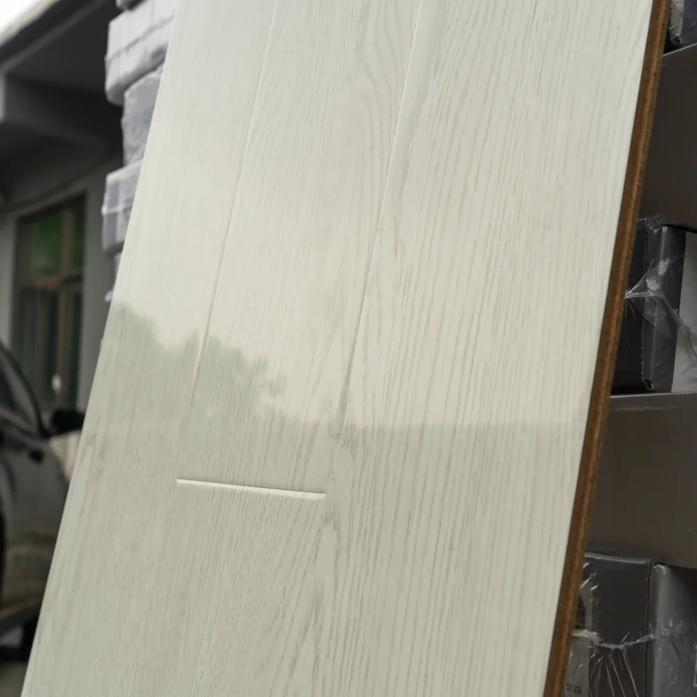 German technology E1 mdf hdf red black core 7mm 8.3mm 10mm 12mm white super glossy waterproof high gloss laminate flooring