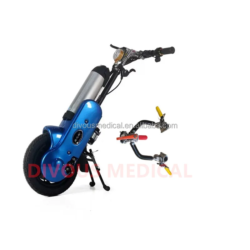 36V 400W high quality lithium battery electric drive front for sports /manual wheelchair attachment electric handbike handcycle