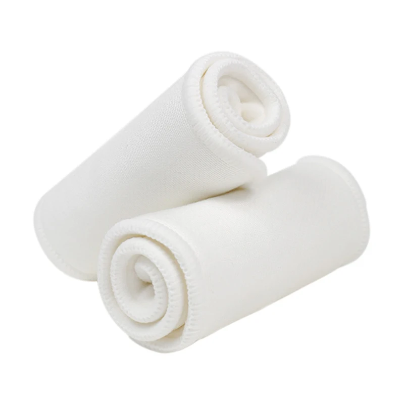 Ananbaby Best Quality Custom 6 Layers Diaper Liner Pads Reusable Skin Care Bamboo Cotton Inserts Washable