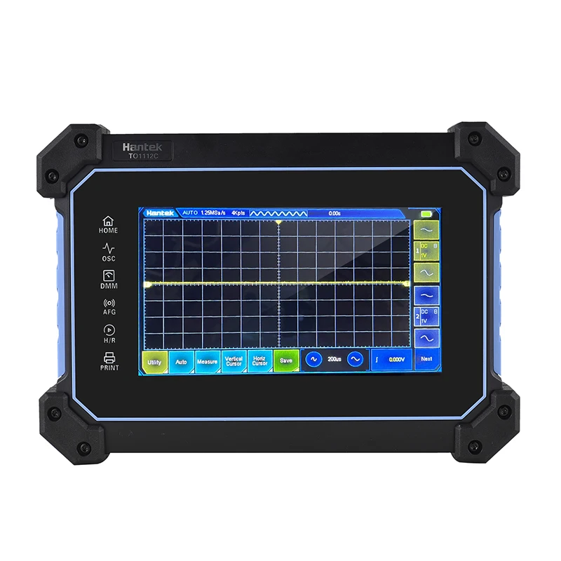 Hantek TO1112C  2 Channel 110MHz  250M-1G Sa/s Sampling 8M Storage Multi-function Full Touch Screen Tablet Digital Oscilloscope