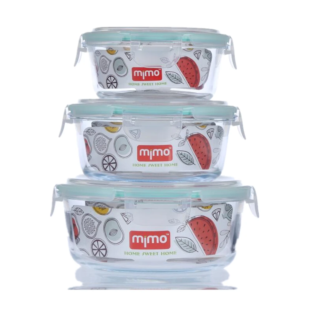 Cheapest Borosilicate Glass Food Container Storage Set