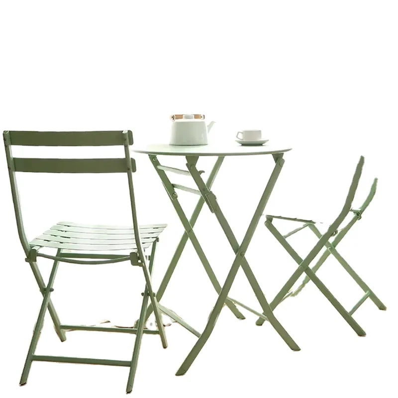 Floral Outdoor Folding Home And Garden Leisure Bistro Sets With 1 Table 2 Chairs