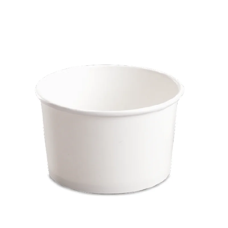 White paper bowl for salad packaging 32oz 1000ml paper cups ice cream with lids