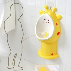 New Design Height Adjustable Cartoon Cute  Portable  Baby Training Potty Urinal eco-friendly