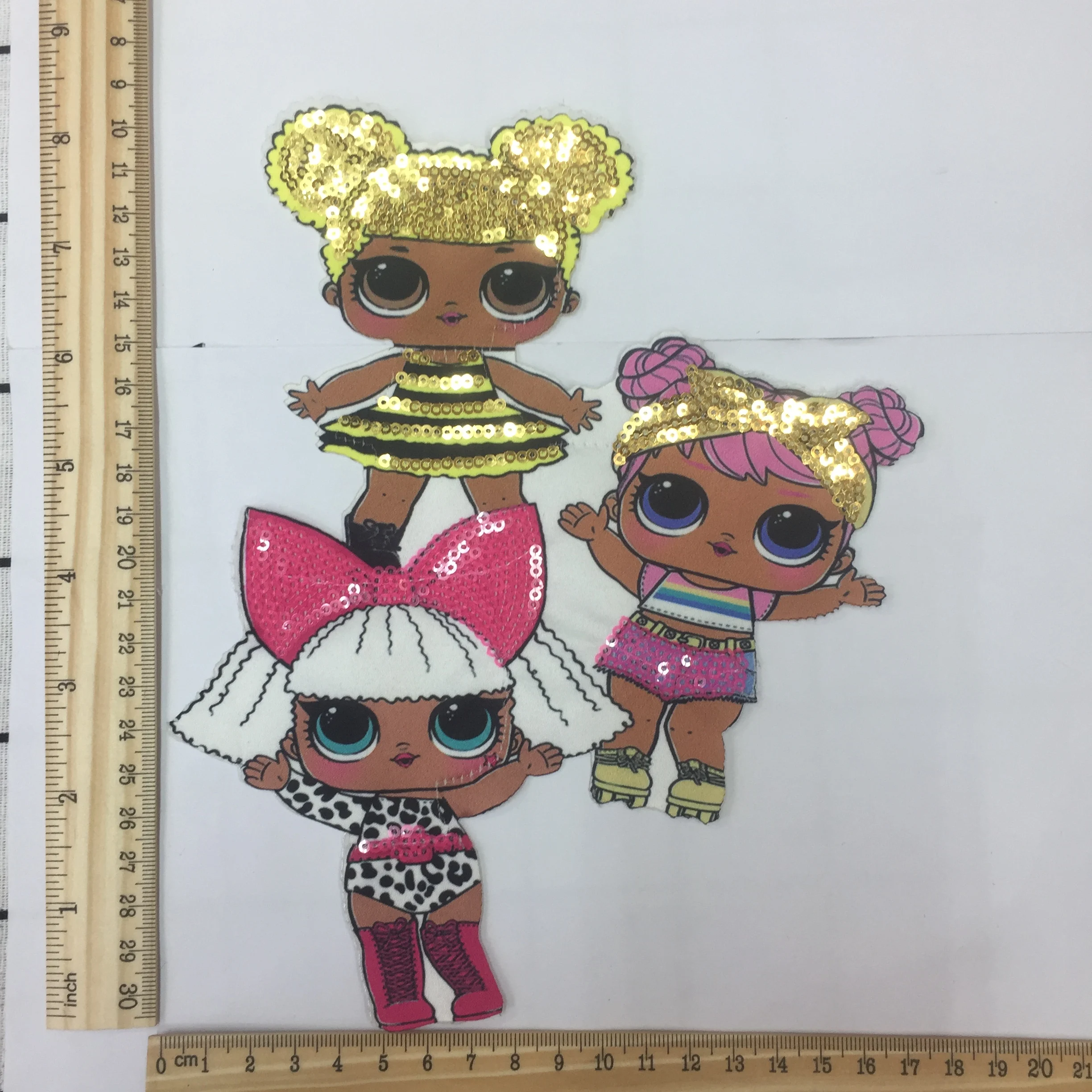 High quality wholesale new design popular sequin designs patches