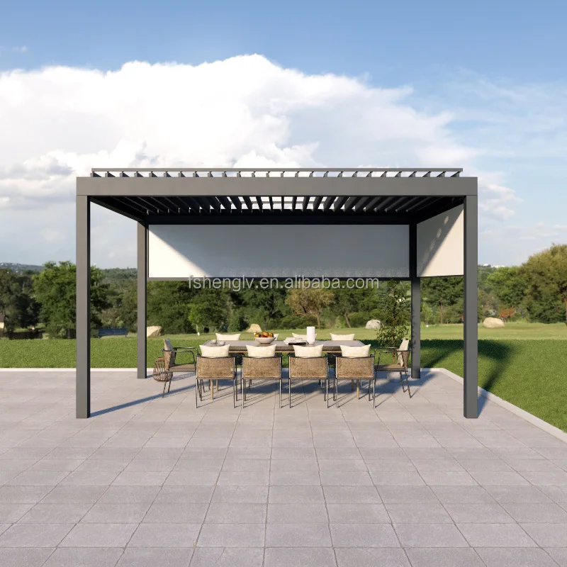Large gazebo outdoor patio tent cast iron weights aluminium profile for top cover 12 x 18 gazebo