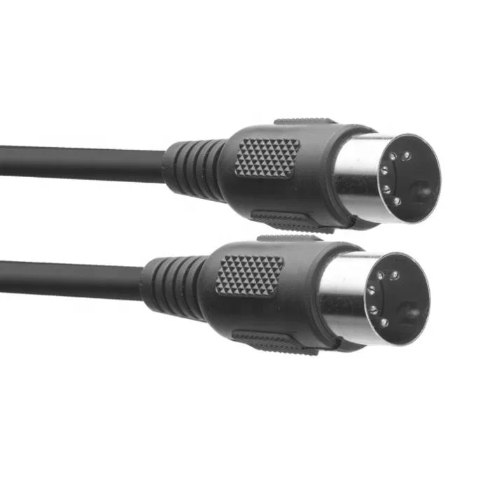 Mini Din 8 Pin MIDI Male Plug  Audio Extension Cord for Microphone